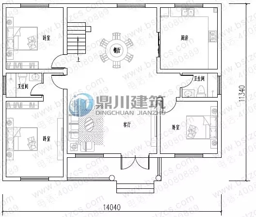 開(kāi)間14米的大氣別墅，農(nóng)村自建房就選10款圖紙