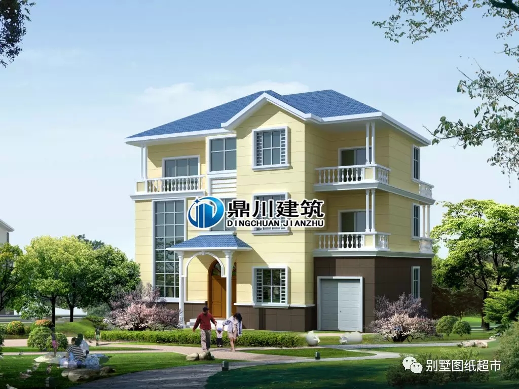 10款簡潔大方經濟型三層自建別墅，第1款造價20萬，第6款最漂亮！